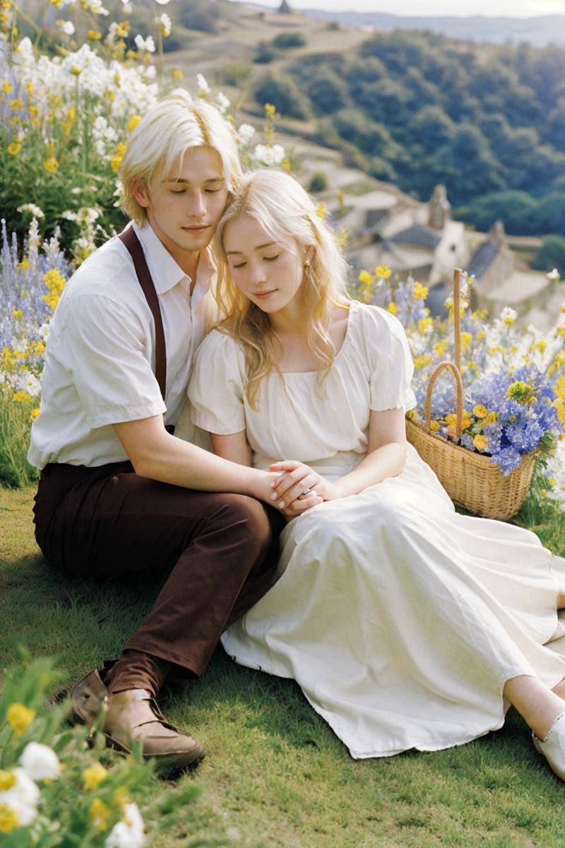 01209-3576066732-1606-_a couple of lovers, man and woman, sitting on the ground, romance fantasy movie, flowers, blond hair, in the hillside_film grai.png